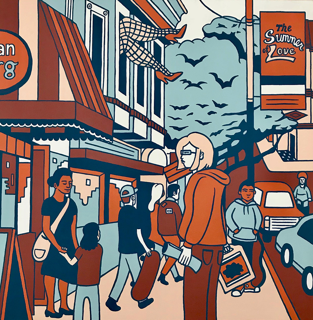 SFO-1---HAIGHT-acrylic-on-canvas-30-sq-2018-1