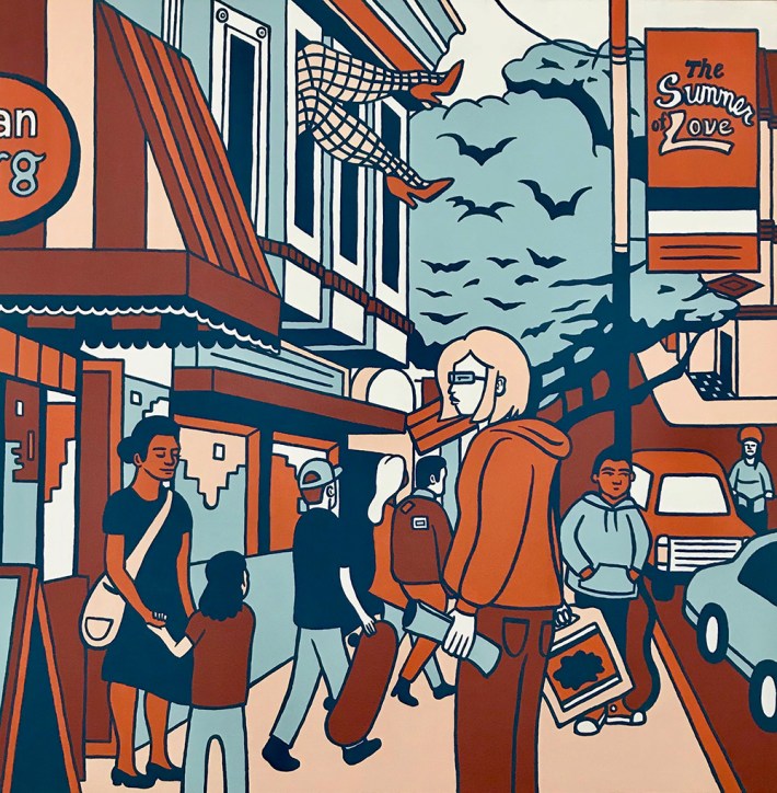 SFO-1---HAIGHT-acrylic-on-canvas-30-sq-2018-1