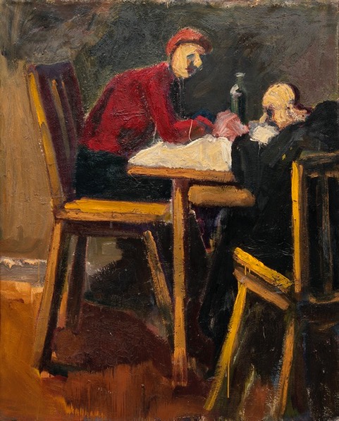 Mother_and_Father_1960_Oil_on_canvas_70_X_56