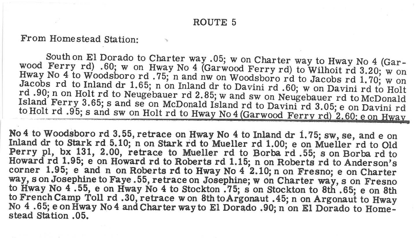 Rural Delivery Route No. 5