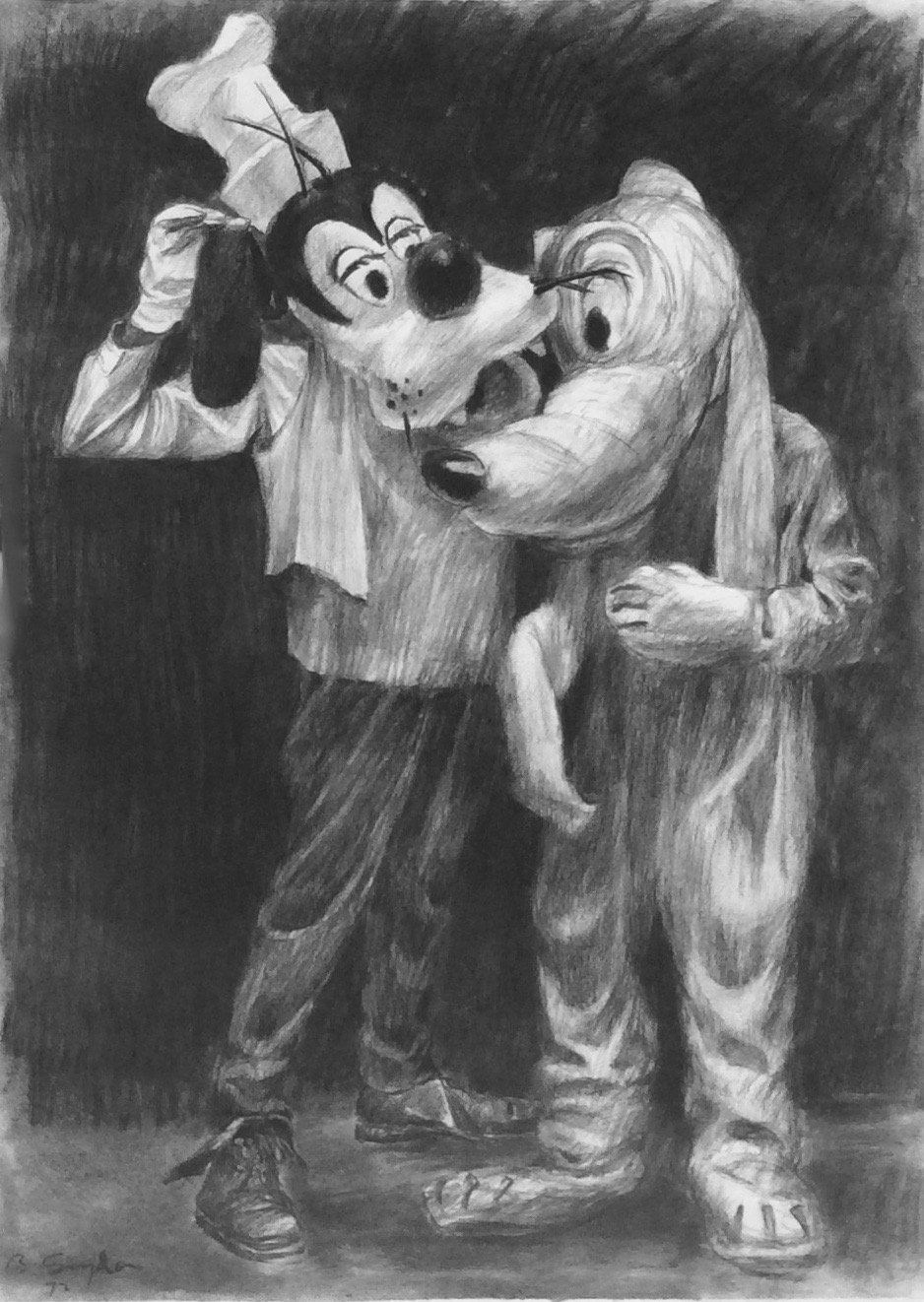 William_Snyder_1972_Charcoal_on_paper_25_X_17.75