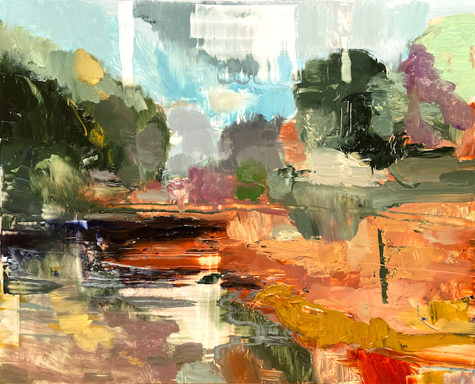 Boueux, 2019 | Oil on panel |16 x 20 inches