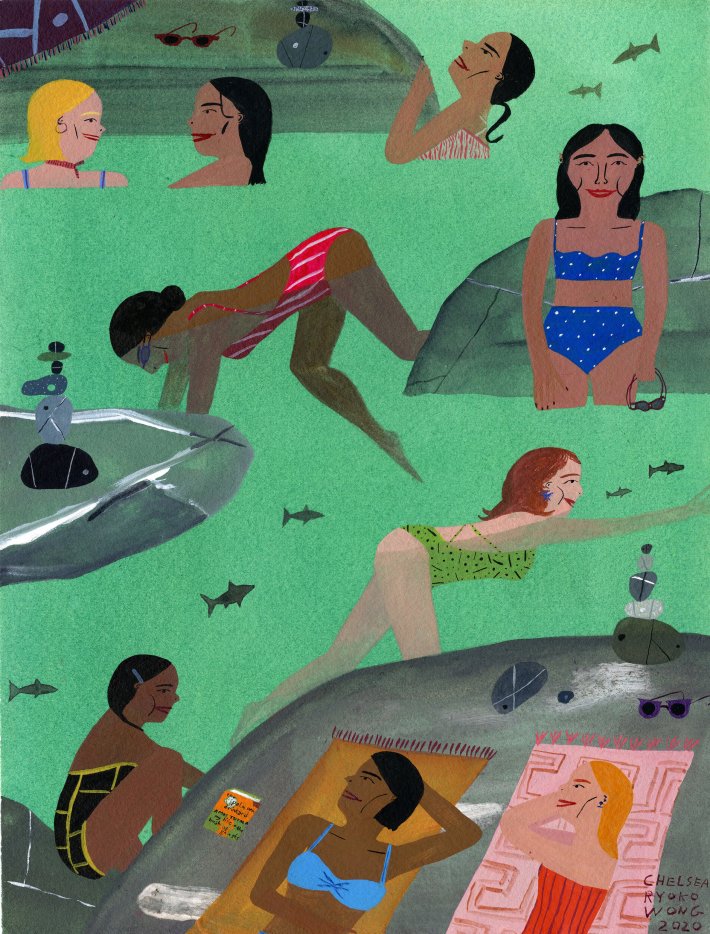 Glowing River with Tutuola