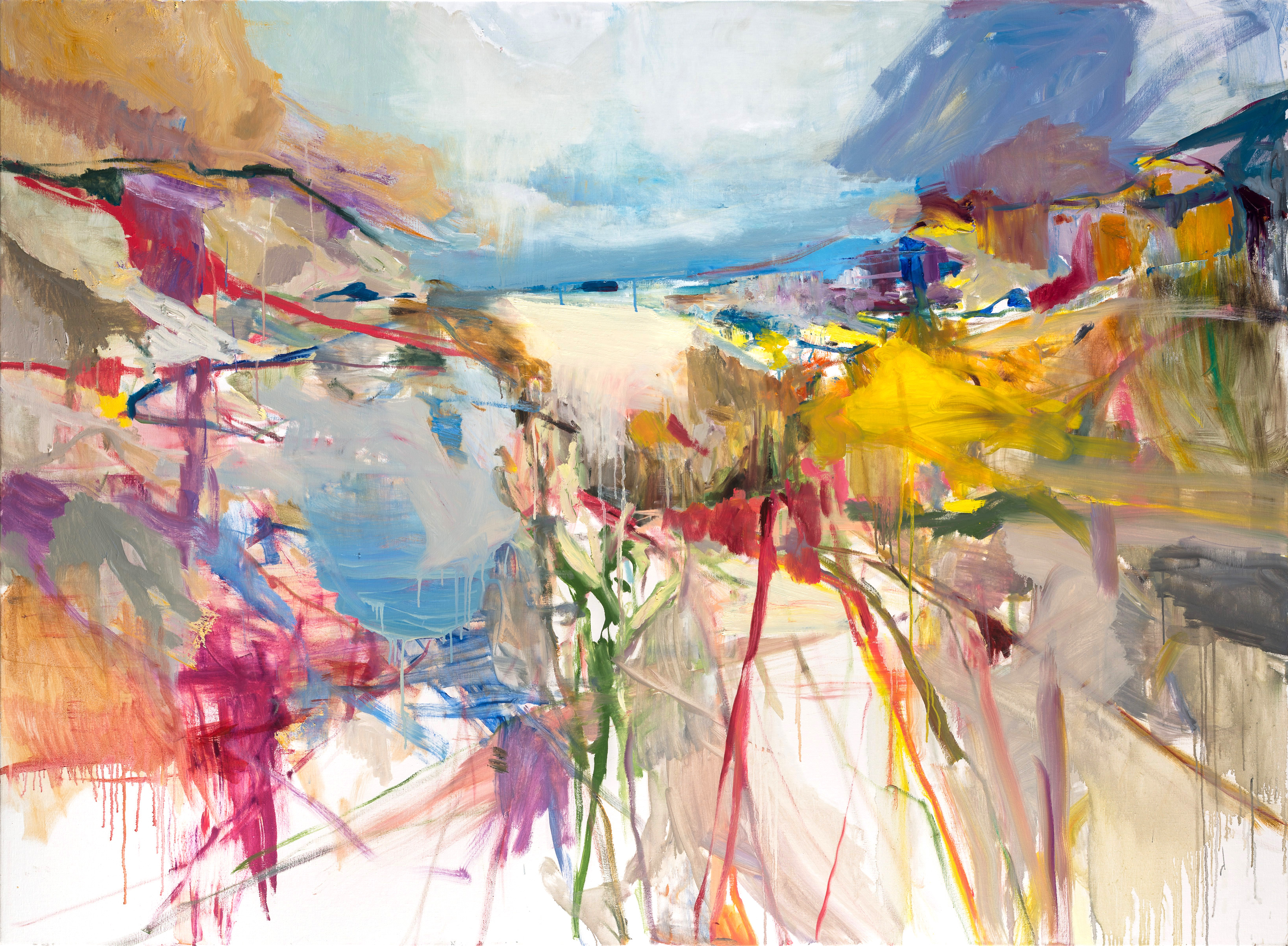 L'arrivée à Locmaria, 2020 | Oil on canvas | 59 x 78 inches